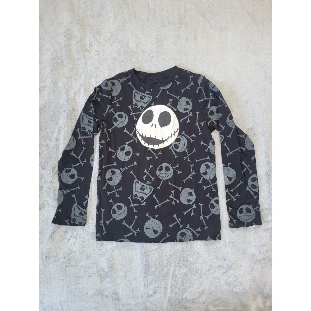 Disney Unisex Kids Medium Tim Burton's Nightmare Before Christmas AOP Shirt NWOT